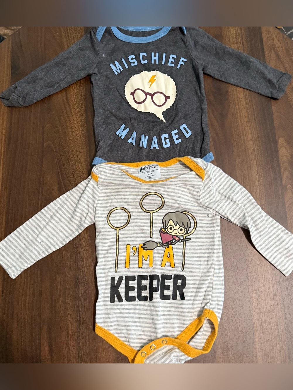 Baby boy Harry Potter onesie set